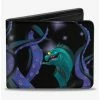 Brand new ✔️ Disney The Little Mermaid Flotsam Jetsam Swimming In Ursulas Tentacles Bifold Wallet 🤩 -Bags & Purses Shop Online 20214770 hi