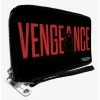 Budget 🎉 DC Comics The Batman Movie Vengeance Silhouette Zip Around Wallet 😀