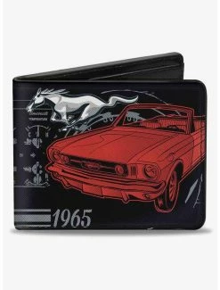 Best Pirce 🧨 Ford Mustang 1965 Control Panel Bifold Wallet ✔️