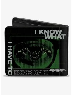 Buy 🎉 DC Comics The Batman Movie Riddler I Know What I Have to Become Quote Bifold Wallet 🔥 -Bags & Purses Shop Online 20214804 av1