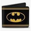 Buy 🔔 DC Comics Batman Shield Double Stripe Bifold Wallet 🎉