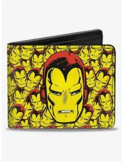 Best reviews of 🥰 Marvel Iron Man Face Close Up Stacked Bifold Wallet ✨