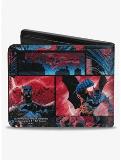 Buy 😉 DC Comics Batman Urban Legends Scene Blocks Rainy Sky Bifold Wallet ❤️ -Bags & Purses Shop Online 20214838 av1