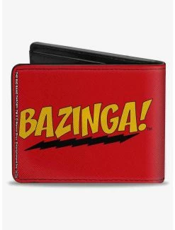 Flash Sale 🔥 The Big Bang Theory Bazinga Bifold Wallet ❤️ -Bags & Purses Shop Online 20214846 av1