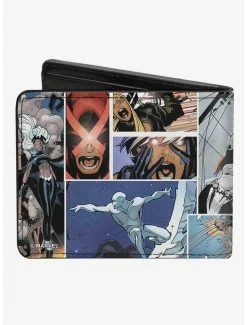 Flash Sale 🛒 Marvel X-Men Wolverine Jumping 11 Comic Scene Blocks Bifold Wallet 🛒 -Bags & Purses Shop Online 20214852 av1