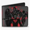 Best Sale ❤️ DC Comics Justice League 2017 4 Superhero Group Batman Pose Bifold Wallet 😍 -Bags & Purses Shop Online 20214858 hi
