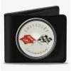 Outlet ✨ Corvette C1 Flags Emblem Bifold Wallet ✔️ -Bags & Purses Shop Online 20214874 hi