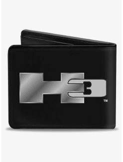 Cheap 🌟 H3 Logo CenteBifold Wallet 😉 -Bags & Purses Shop Online 20214882 av1