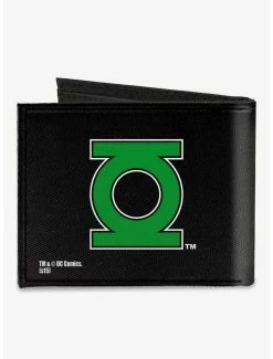 Cheapest 🎁 DC Comics Lantern Logo Close Up Canvas Bifold Wallet 🔥 -Bags & Purses Shop Online 20214914 av1
