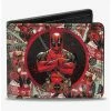 Cheapest 🌟 Marvel Deadpool Arms Crossed Pose Badge Wade Vs Wade Poster Stacked Bifold Wallet ✨ -Bags & Purses Shop Online 20214924 hi