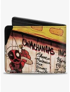Coupon 🥰 Marvel Deadpool Kills Deadpool 2 Cover Dynamite Chimichanga Bifold Wallet ⭐ -Bags & Purses Shop Online 20214942 av1