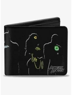 Promo 🌟 DC Comics Justice League 5 Superhero Group Pose Bifold Wallet 🔥