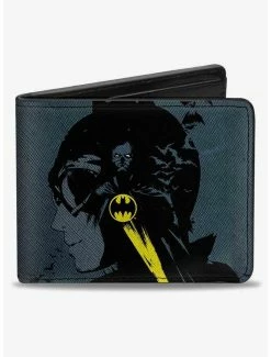 Outlet 👍 DC Comics Catwoman Batman Harley Quinn Joker Bifold Wallet 👍