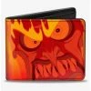 Brand new 🔔 Disney Hercules Hades Fiery Face Close Up Bifold Wallet ⌛