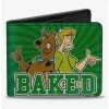 Hot Sale 👍 Scooby-Doo Scooby Shaggy Baked Rays Swirl Bifold Wallet 🧨 -Bags & Purses Shop Online 20215116 hi