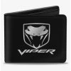 Buy 🎁 Dodge Viper Logo Bifold Wallet 🧨 -Bags & Purses Shop Online 20215120 hi
