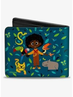 Discount 🧨 Disney Encanto Antonio and Animals Pose Bifold Wallet 😍 -Bags & Purses Shop Online 20215126 av1