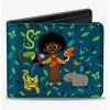 Discount 🧨 Disney Encanto Antonio and Animals Pose Bifold Wallet 😍 -Bags & Purses Shop Online 20215126 hi