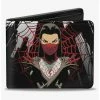 Cheapest 😀 Marvel Silk Poses Spider Web Skyline Bifold Wallet 🛒