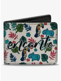 Best deal 🔥 Disney Encanto Script Logo Cream Bifold Wallet 🌟