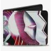 New 🎁 Marvel Spider Gwen 3 Crouching 5 Face to Face Cover Poses Bifold Wallet ✨ -Bags & Purses Shop Online 20215140 hi