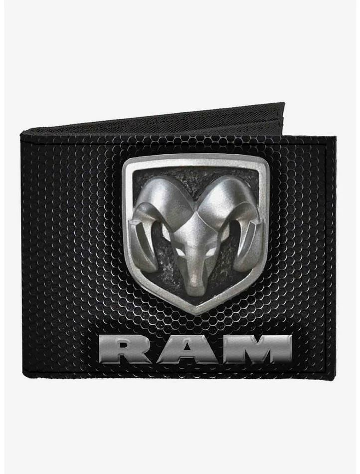 Buy ๐งจ Ram Shield Logo Honeycomb Canvas Bifold Wallet ๐ 3 Buy ๐งจ Ram Shield Logo Honeycomb Canvas Bifold Wallet ๐