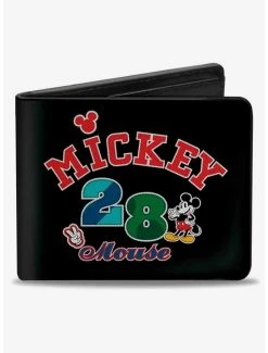 Best Pirce 💯 Disney Mickey Mouse 28 Pose and Icons Bifold Wallet ✔️