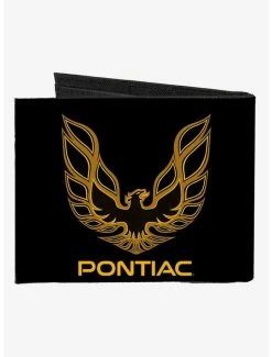 Hot Sale 🛒 Firebird Pontiac Logo Canvas Bifold Wallet ✨ -Bags & Purses Shop Online 20215204 av1