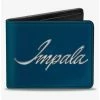 Coupon 🎁 Impala Script Emblem Bifold Wallet ⭐ -Bags & Purses Shop Online 20215222 hi