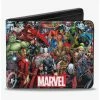 Flash Sale 😀 Marvel Universe Heroes Villains Portrait Logo Bifold Wallet 😍 -Bags & Purses Shop Online 20215246 hi
