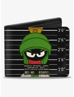 Best deal 💯 Looney Tunes Marvin The Martian Rockland Co Mug Shot Bifold Wallet 💯