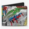 Best Sale 🥰 Marvel Spider-Man Vulture Battle Gargoyle Pose Comic Book Covers Bifold Wallet 🎉 -Bags & Purses Shop Online 20215280 hi