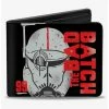 Cheapest 🔥 Star Wars The Bad Batch Crosshairs Helmet Bifold Wallet 💯 -Bags & Purses Shop Online 20215298 hi