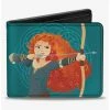 Cheap 😍 Disney Pixar Brave Princess Merida Archer Pose Brave Strong Beautiful Bifold Wallet 💯 -Bags & Purses Shop Online 20215336 hi