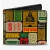 Brand new ⌛ Star Wars Return of The Jedi Movie Release Collage Bifold Wallet 🔥 -Bags & Purses Shop Online 20215344 hi