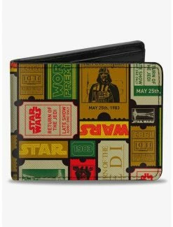 Brand new ⌛ Star Wars Return of The Jedi Movie Release Collage Bifold Wallet 🔥