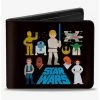 Best reviews of ⭐ Star Wars Text with Classic Character and Icons Collage Bifold Wallet 👏 -Bags & Purses Shop Online 20215350 hi