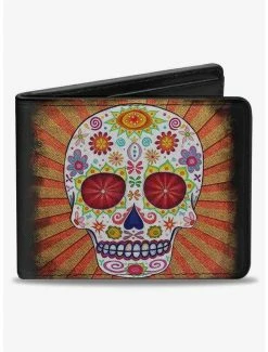 Best Sale 🤩 Sugar Skull Rays Bifold Wallet 😍