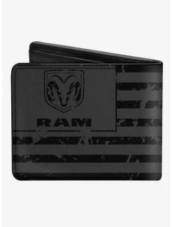 Budget 😉 Ram Logo Americana Flag Weathered Bifold Wallet 😀 -Bags & Purses Shop Online 20215356 av1