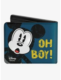 Cheapest 🔥 Disney Mickey Mouse Oh Boy Pose Weathered Bifold Wallet 🛒 -Bags & Purses Shop Online 20215380 av1