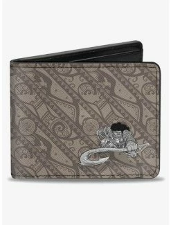 Top 10 🔥 Disney Moana Maui Pose Tribal Stripe Collage Bifold Wallet ✨
