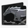 Flash Sale 👏 Mustang Chrome Pony Mustang Script Bifold Wallet 🥰