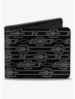 Brand new 🎉 Retro Chevy Bowtie Diagonal Monogram Bifold Wallet 👍