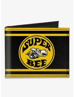 Brand new ✔️ Super Bee Logo Stripes Canvas Bifold Wallet 🤩
