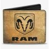 Brand new 🧨 Ram Logo Guts Glory Pistons Weathered Bifold Wallet 🛒 -Bags & Purses Shop Online 20215480 hi