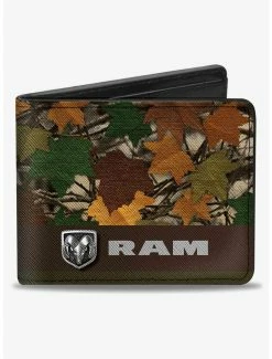 Best deal 👍 Ram Logo Leaf Camo Bifold Wallet 🥰