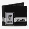 Discount 😍 Shelby Gt 500 Cobra Box Stripe Bifold Wallet ⌛