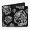 Top 10 😍 The Dust of Living II Sugar Skulls Bifold Wallet 👍