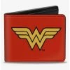 Cheap 😀 DC Comics Wonder 👩 Woman Logo Bifold Wallet ✨ -Bags & Purses Shop Online 20215554 hi