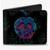 Coupon ❤️ Disney Snow Poison Apple Collage Turquoise Bifold Wallet 🛒